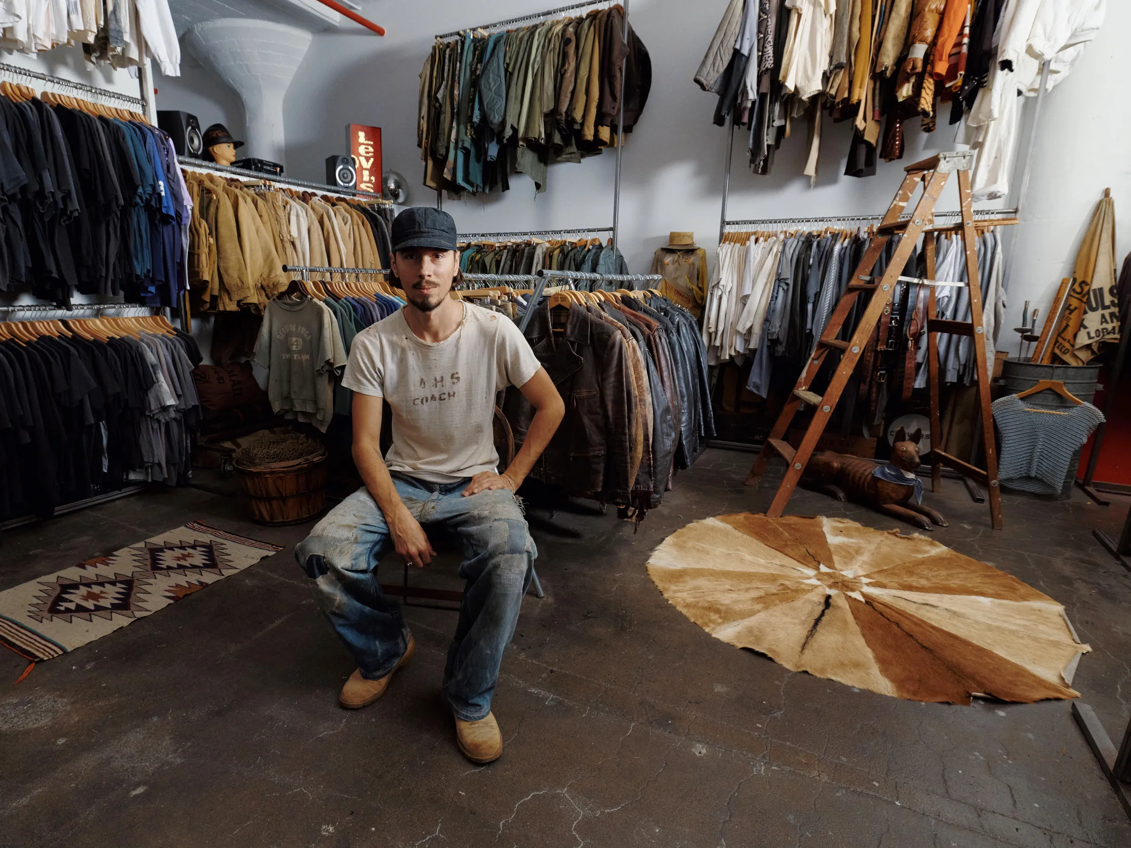 The Vintage Dealer Behind Austin Butler’s Archival Workwear